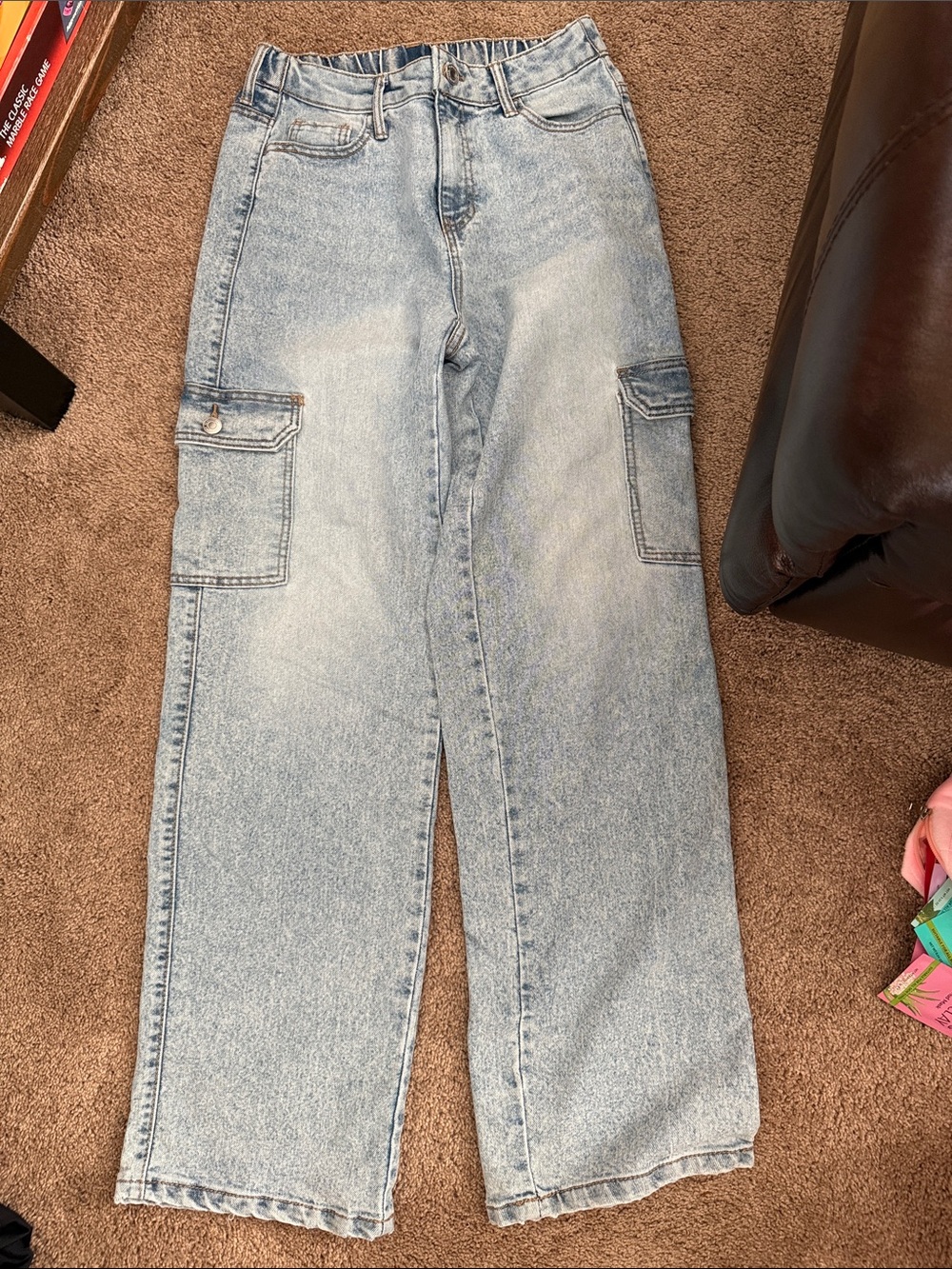 No Boundaries Light Blue Wash Denim Jeans - size xsmall